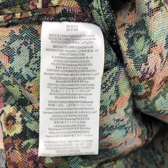 BCBGeneration Floral Tapestry Bustier rope strap mini  dress size 10 - Picture 11 of 16